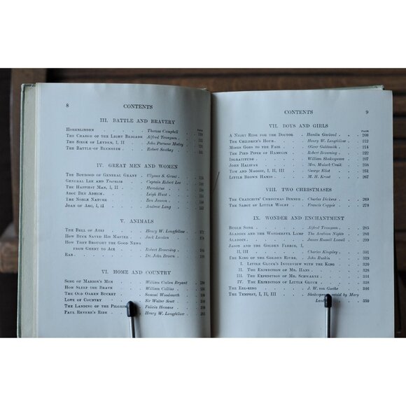 Antique School Reader, Everyday Classics Fifth Reader, Baker and Thorndike 1928 - Picture 5 of 9